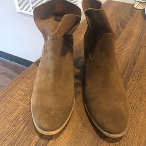 Nordstrom BP suede booties.